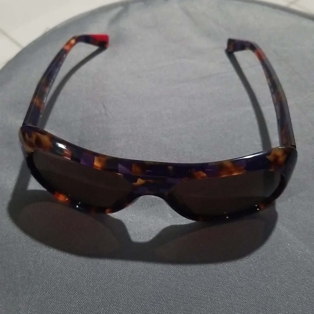 💕ALAIN MIKLI💕 Marmion Sunglasses Aviator Violet Spotted Tortoise Brown Lenses